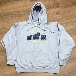 John Galt Yosemite Sierra Nevada Purple/Blje Hoodie Embroidered